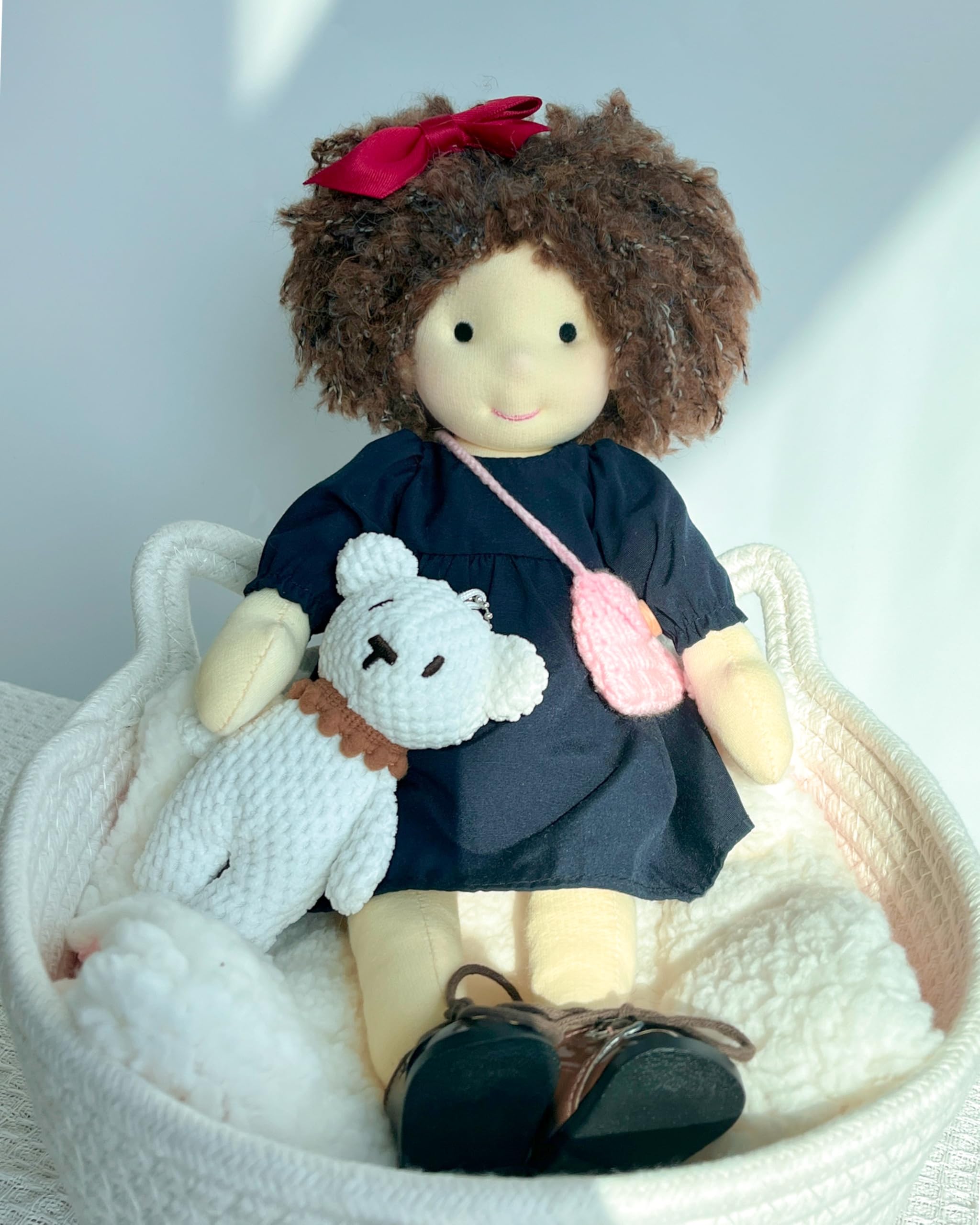 Amazon.co.jp: BlissfulPixie Waldorf Doll 手作り人形 - Ignacy 12